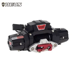 MEUS 1/10 RC Car Metal Dual Motor Winch Double Motor Winch CH3 Remote Control for 1:10 RC Crawler Car Axial SCX10 90046 TRX4