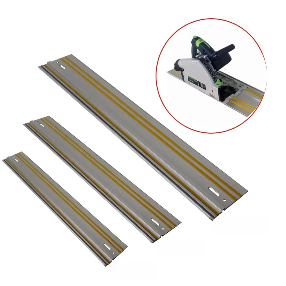 1pcs 800mm 1400mm Track Saw Track Guide Rail Aluminum Extruded Guided Rails for Circular Saw Track DIY Woodworking Tools