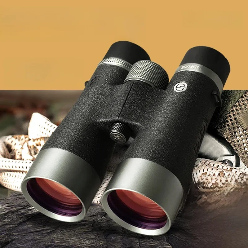 SAGA verrekijker met dubbele ED-lens, hoge kwaliteit, kamperen, jagen, vogels kijken, buiten, 10x50, 12x50 - afbeelding 2