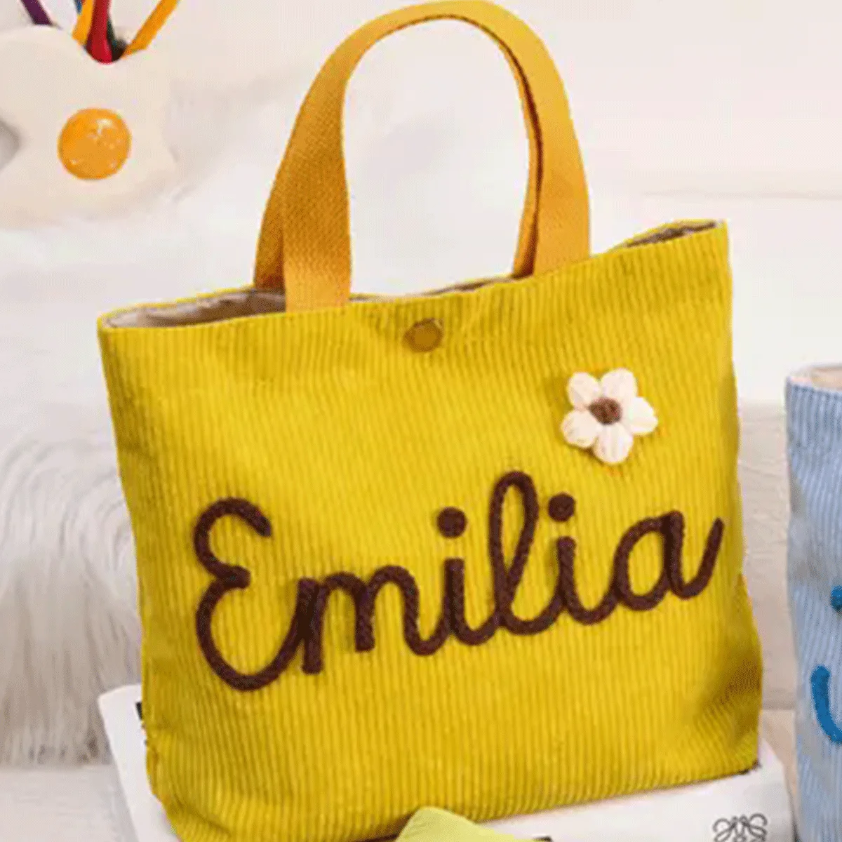 Personalized Name Handbag, Custom Tote Bag Gift