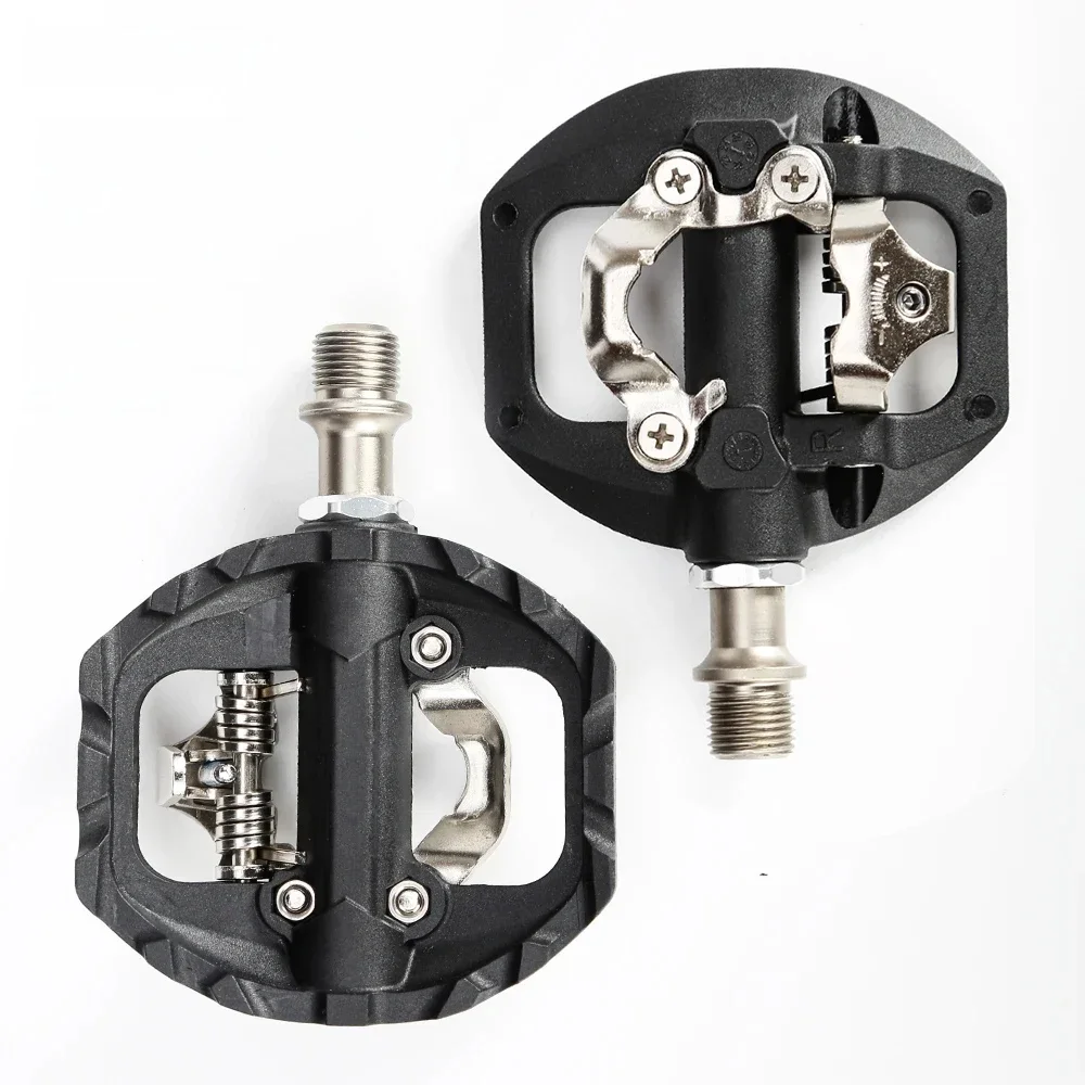 AliExpress TANKE Mountain Bike Pedals 3 Sealed Bearing SPD Dual Clipless Flat & Lock Pedal Aluminum Cycling Pedals nylon cycling accessorie