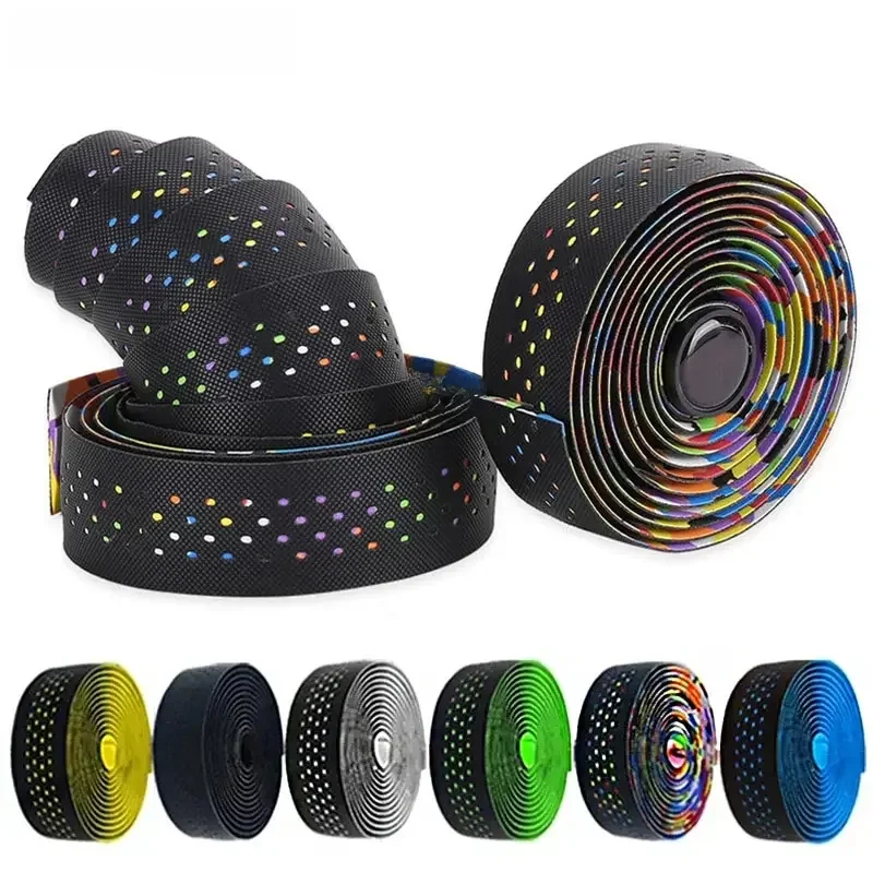 AliExpress NONE New Road Bike Handlebar Tapes Shock-absorbing Cycling Anti-slip Handlebar Bar Tape Wear-Resistant Bicycle Strap Bikes Belt