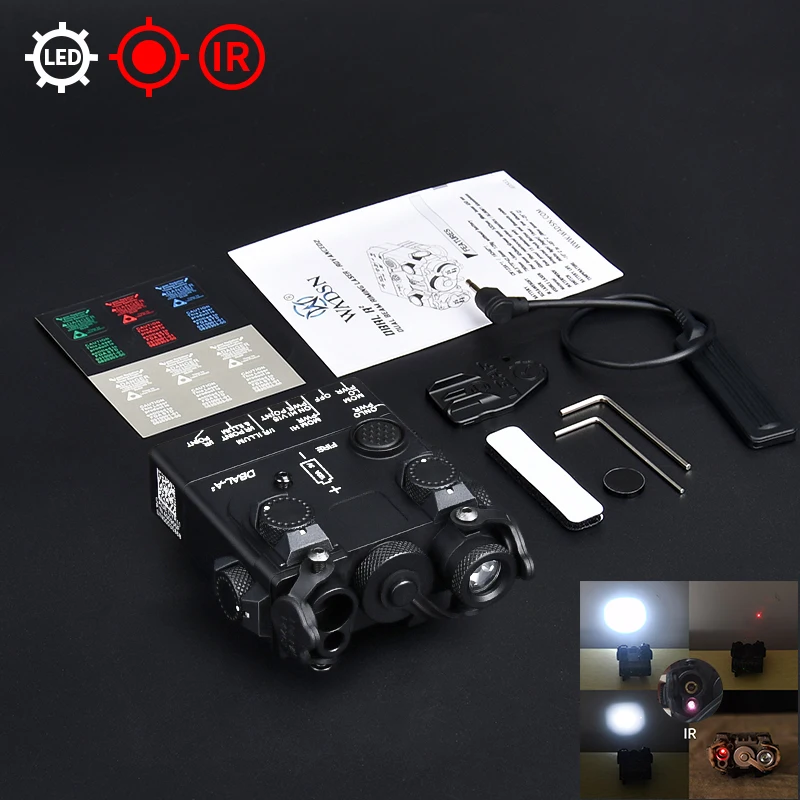 Alle Metalen NGAL DBAL MAWL-C1 OGL RAID-X Indicator Red Dot IR Groen Blauw Richt Zicht Laser Airsoft Tactische LED Licht 20mm Rail