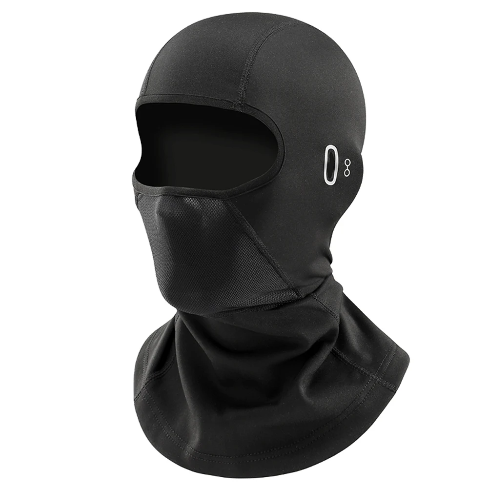 Warm headgear, fleece-lined neck warmer, outdoor cycling face mask, skiing face shield, windproof face mask for men and women