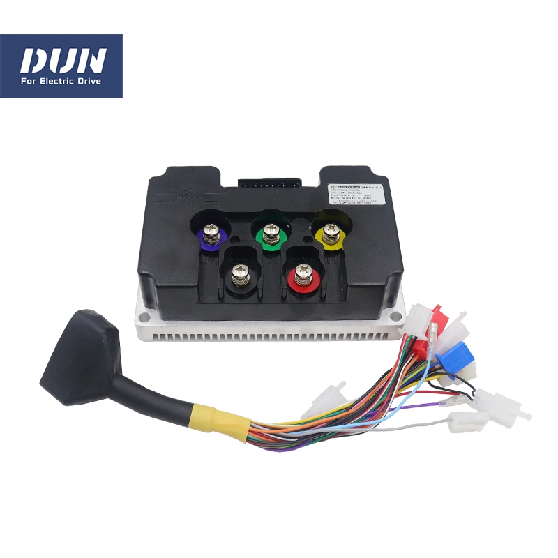 ND72450 Fardriver Controller DC 200A BLDC FOC PMSM with DKD and T08 throttle For QS Hub Motor