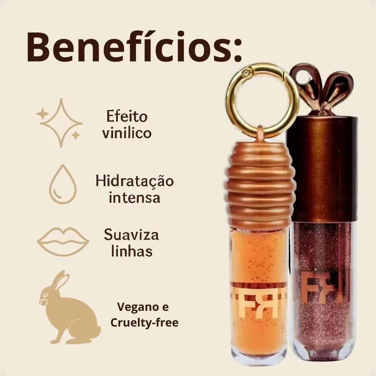 مجموعة ملمع الشفاه ليب هوني 2 + ترطيب أرنب الشفاه ولمعان مكثف #3