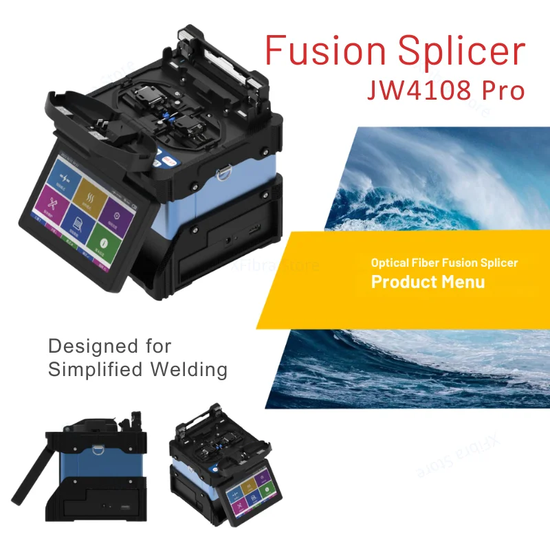 

JW4108 Pro High-Precision 6 Seconds Fusion Splicing, New