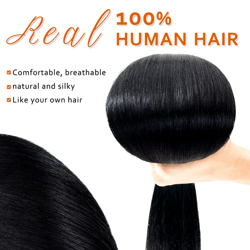 Extensiones de cabello con cinta recta, cabello humano 100% cabello humano Real, 16-26 pulgadas, cinta de trama de piel, extensiones de cabello, negro Natural # 1B