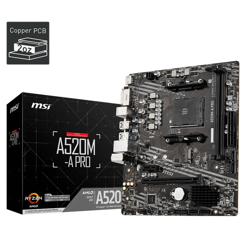 Msi A520M-A Pro Gam… - image