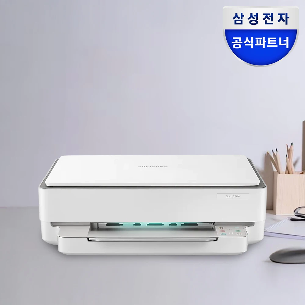 Samsung SL-J1780W color inkjet composite printer with copy scan wireless home office ink