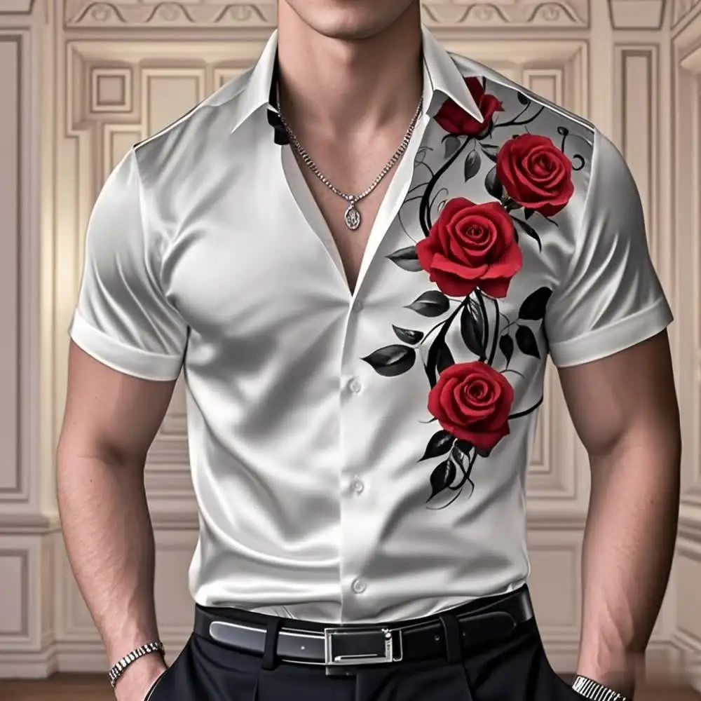 قميص وردي عالي الجودة للرجال، قميص كاجوال ومريح بأكمام طويلة وأزرار سفلية، قميص عصري للفصول الأربعة، مقاس كبير