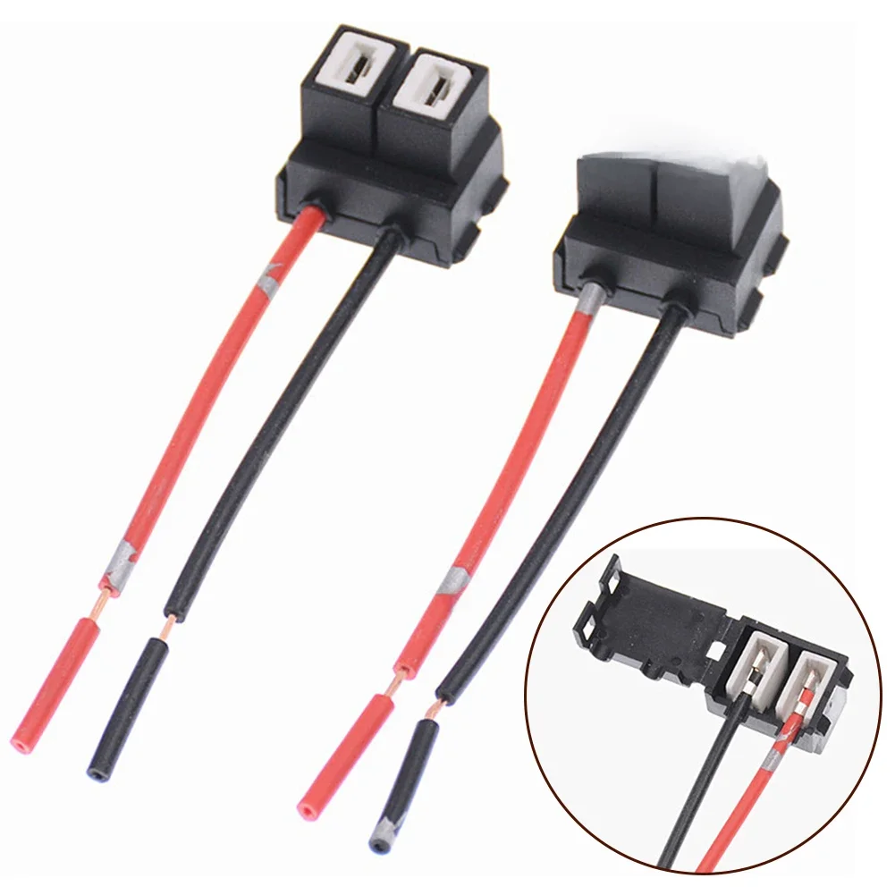 Adaptateur de prise pour faisceau de câbles, 2 pièces, connecteur de fil de voiture, prise de câble pour phare LED H7, ampoule de lampe Automobile