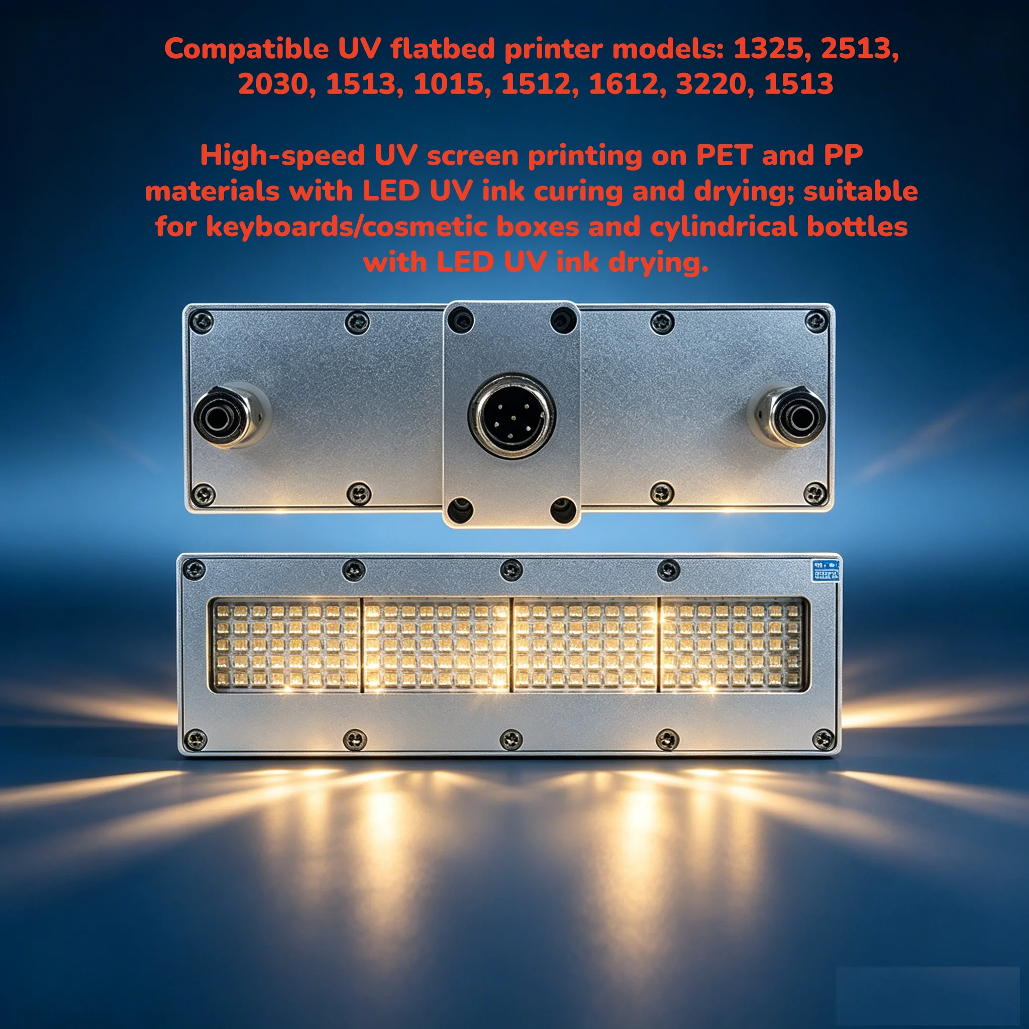 

400W Water Cooling 395nm UV LED Curing Lamp for Toshiba CEN4 Ricoh G5 G6 Epson i3200 UV Flatbed Screen Printer and Ink Drying