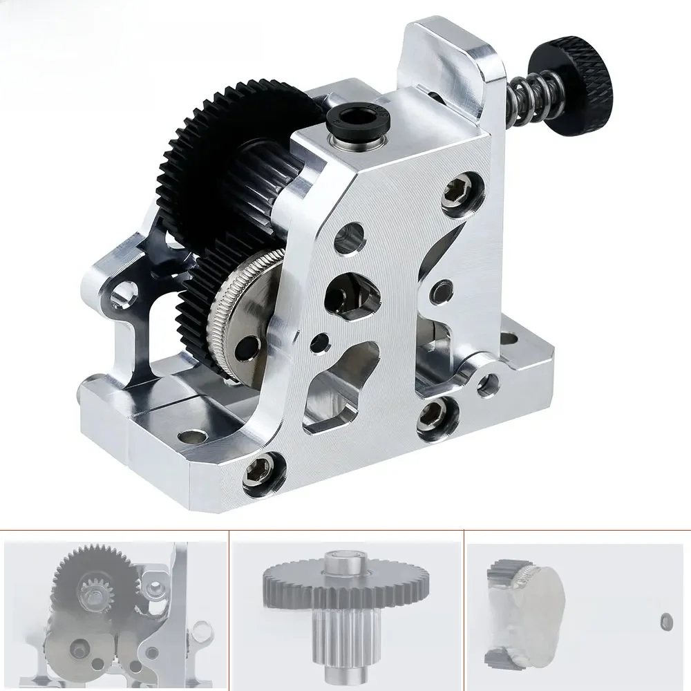 Twotrees HGX-LITE-Extruder Wytłaczarka z podwójnym biegiem Części do drukarek 3D Całkowicie metalowa Wysokiej jakości wytłaczarka z przekładnią redukcyjną ze stali hartowanej — 2