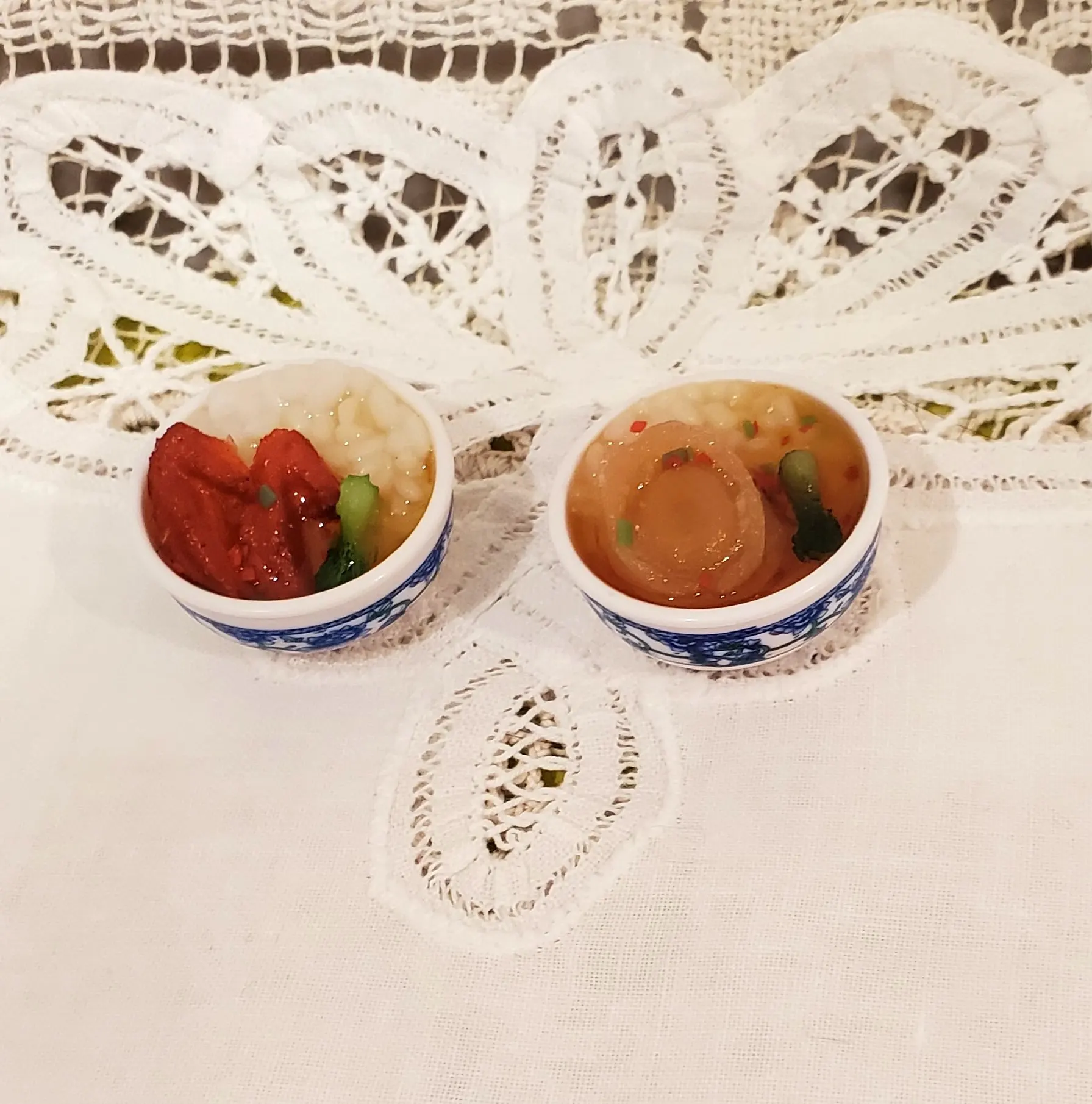 2PCS Miniature Dollhouse Rice Bowl Set photo review
