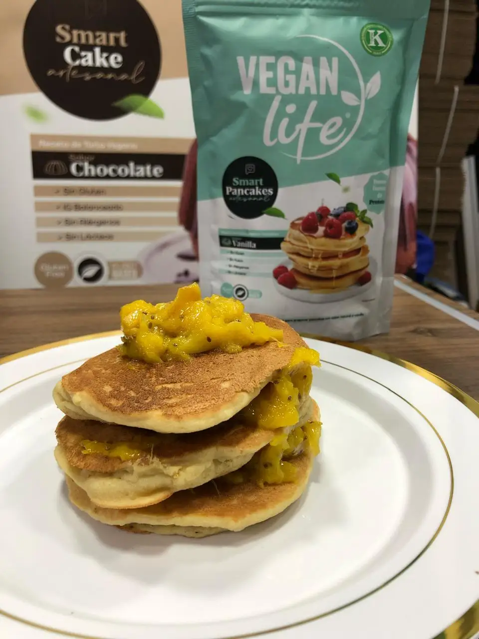 (2packs) Vegan Life Smart Pancakes Vanilla 14 oz