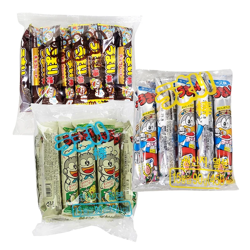 3 tipos de Uma Stick KonpoSabor Queso Sabor Chocolate