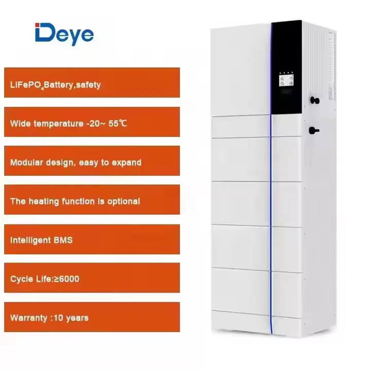 

Deye ESS GB-SL 10kwh All In One LiFePO4 High voltage Energy Storage Battery BMS 3 Phase hybrid inverter For Solar Energy System