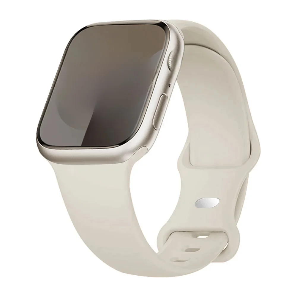 Silikonowy pasek do Apple Watch 40mm 41mm 44mm 45mm 46mm 49mm 42mm 38mm Correa Bransoletka iWatch 11 6 ultra3 2 7 8 9 se 10 — zdjęcie 2