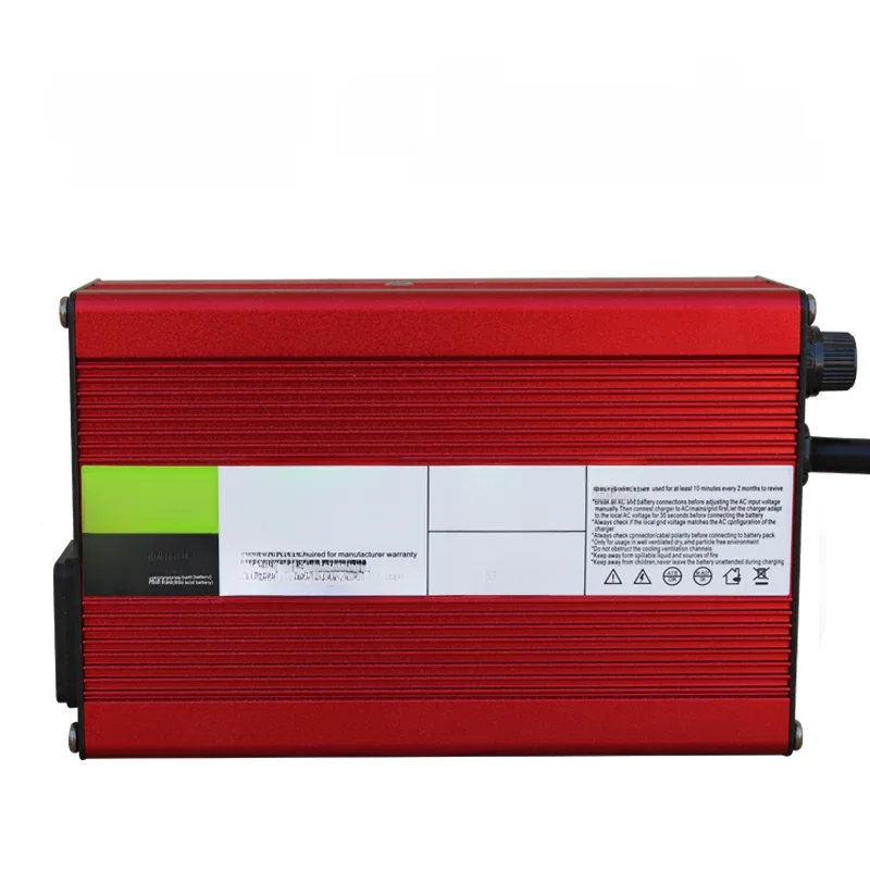 54,6V 5A Ladegerät 48V Li-Ionen-Akku Smart-Ladegerät für 13S 48V Li-Ionen-Akku Hochleistungsfähig mit Lüfter Aluminiumgehäuse