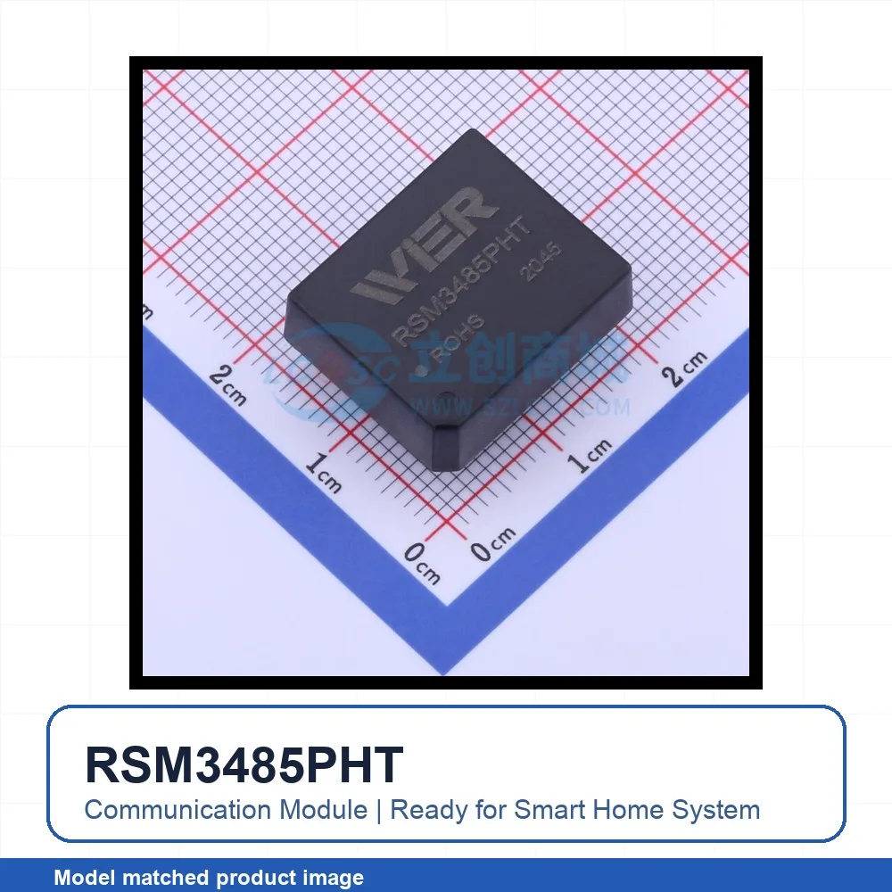 2pcs RSM3485PHT DIP-8 500Kbps isolated 3.15V 3.45V RS485 Serial Communication Module for Smart Home System