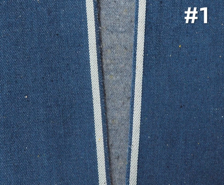 13.5 oz Light Blue Selvedge Denim Material Per Yard Speckled Gray Rainbow Raising Selvage Jeans Cloth For Denim Jacket W287927B