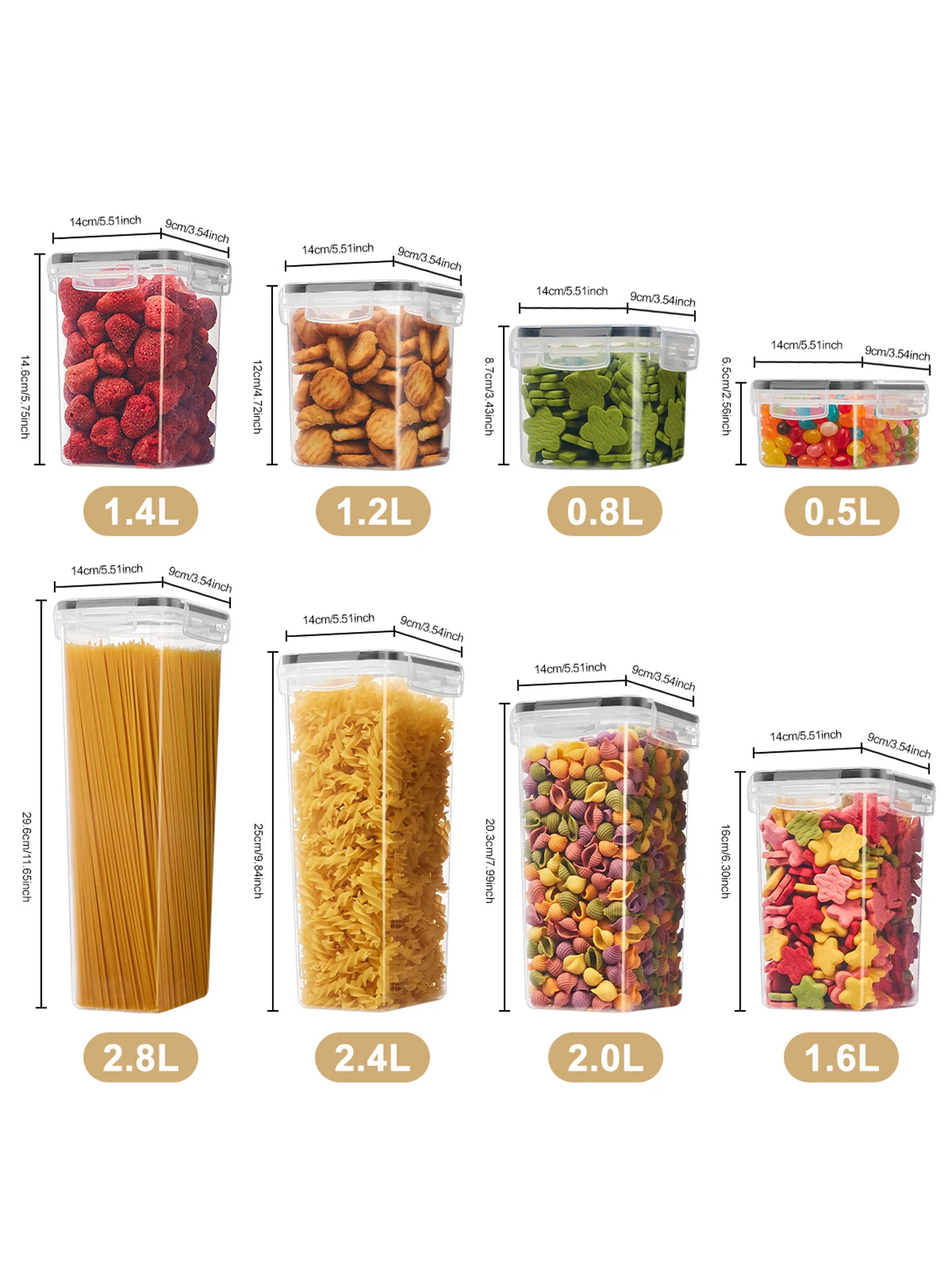 Food storage containers with l - Food Storage Jar Labels 评论和价格
