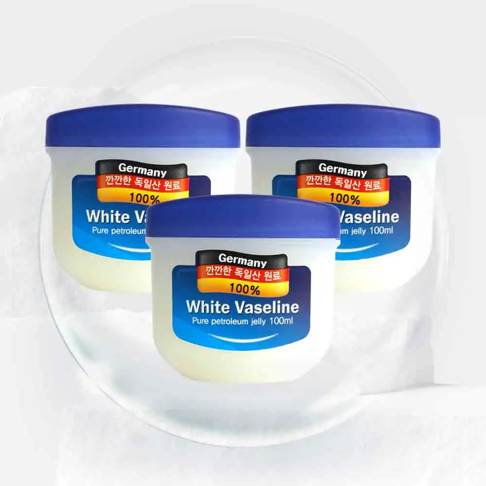 3 X. (100 ml) Ligne de base blanche allemande X