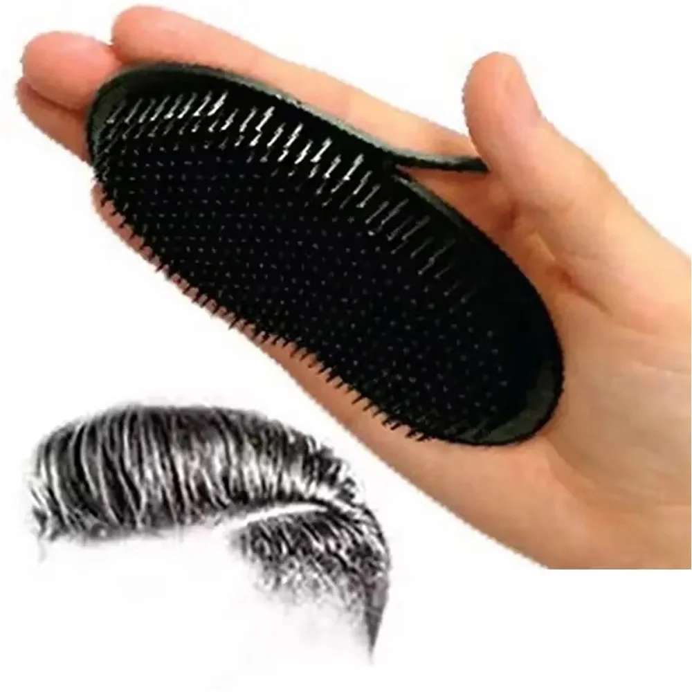 2pcs Multifunctional Pocket Hair Brush Small Light Palm Grip Comb Massage Brush Comb For Man Portable For Home Travel