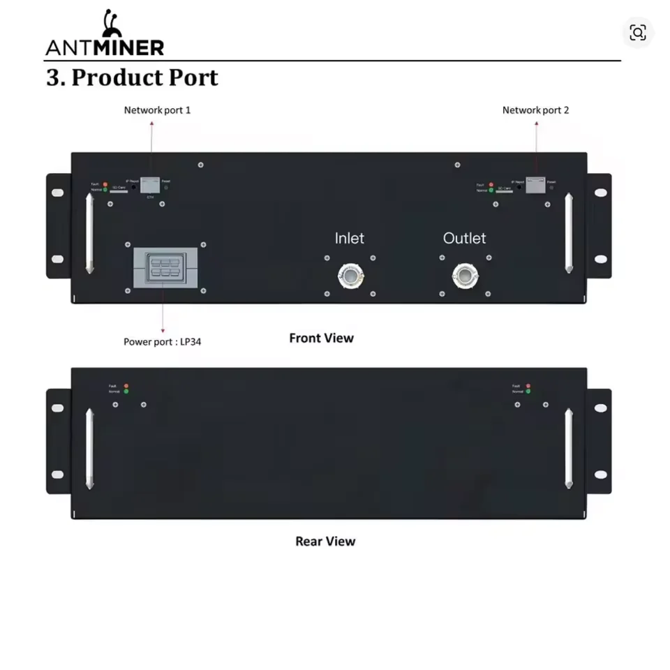 

Новейший Bitmain Antminer S23 Hyd 3U 1.16Ph/S 11020W SHA-256 Алгоритм Bitcoin Asic Miner Antminer S23 Hyd 3U S23 Hyd
