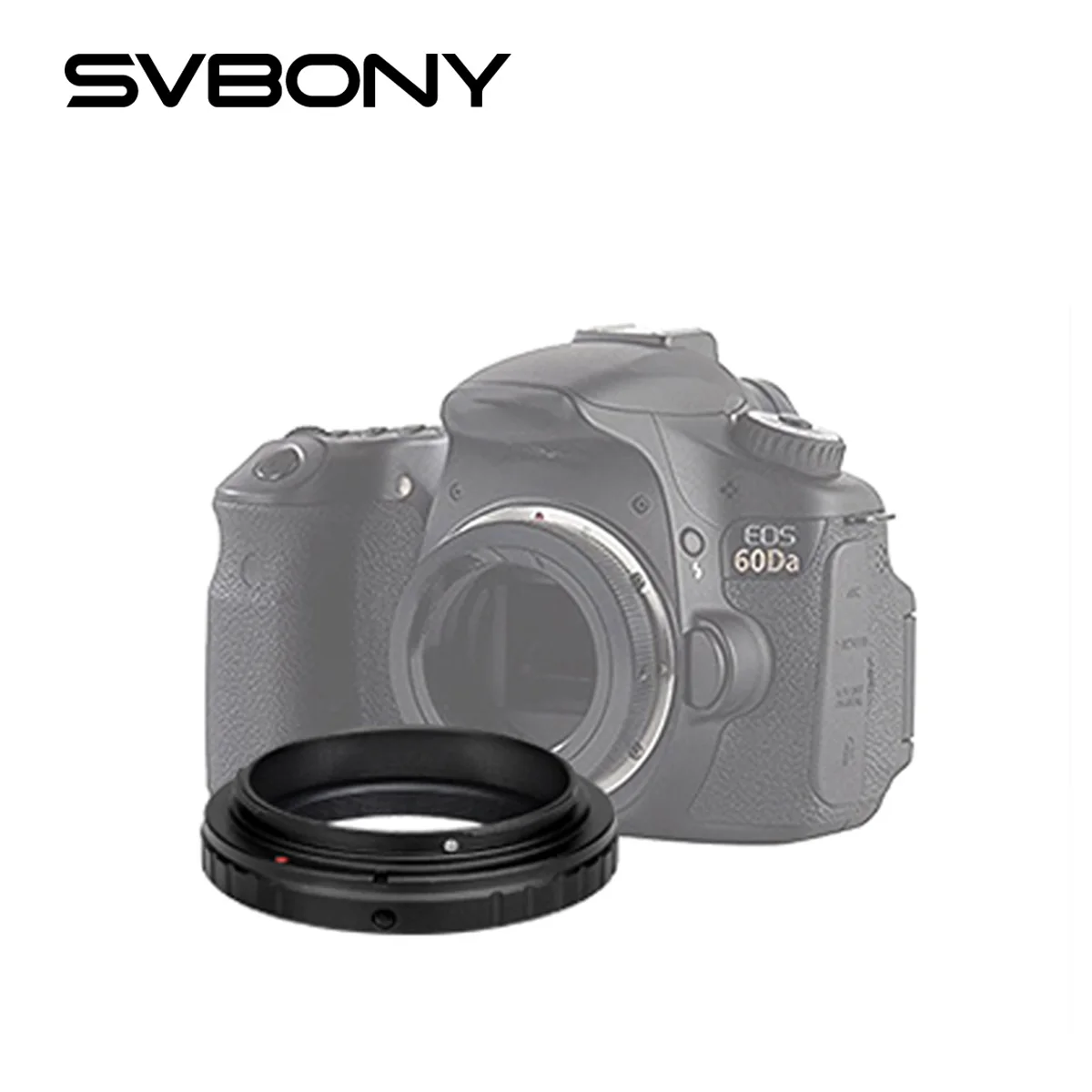 SVBONY Adapter Ring M42 to Canon EF Port SLR Camera (T2-EOS)， M48 to Canon EF Port SLR Camera  (M48-EOS)