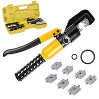 4,6,10,16,25,35,50,70mm2 Hydraulic Clamp Home Hydraulic Crimping Tool, DIY Cable Wiring Crimping Plier, Cordless Hydraulic Press