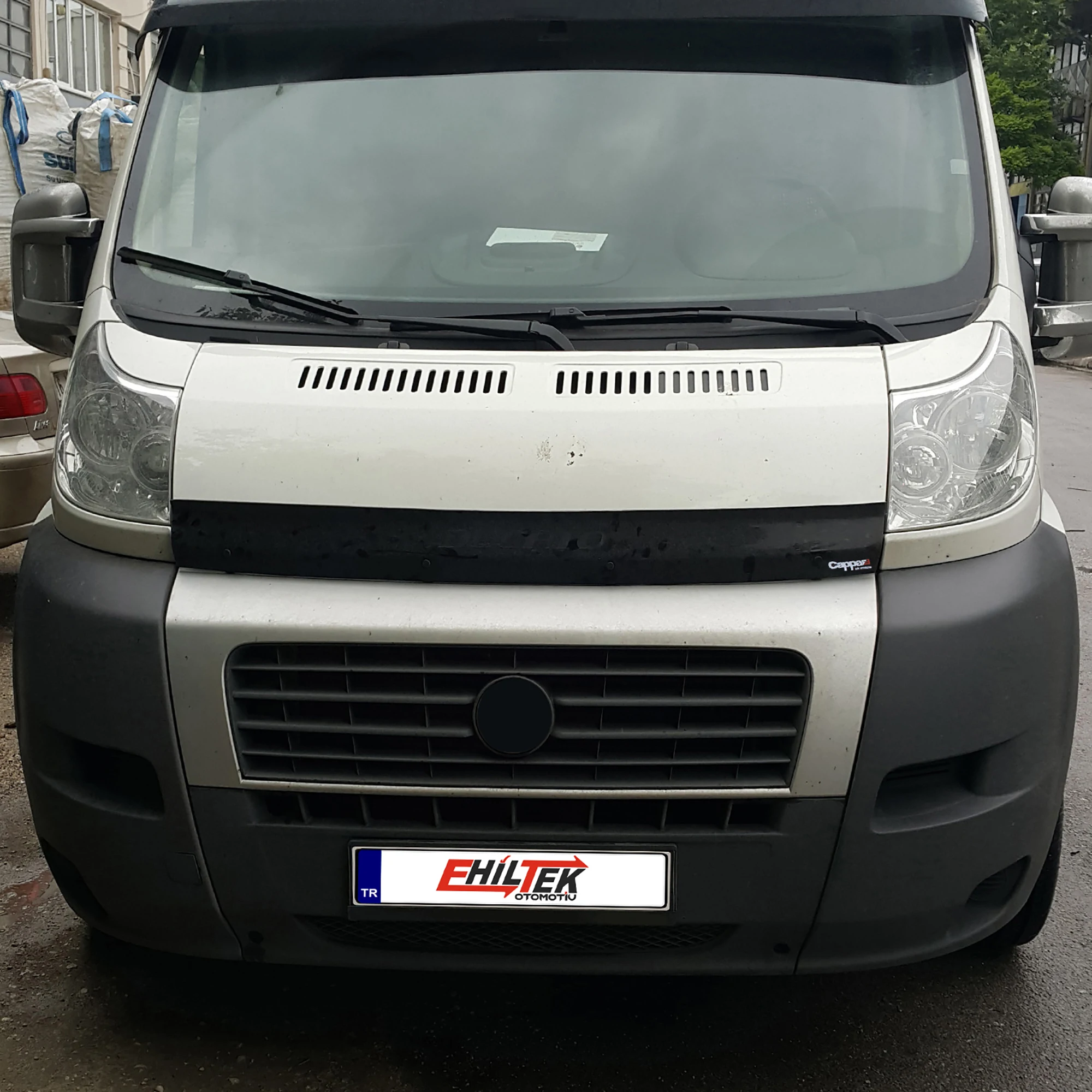 Hood Deflector Guard for Fiat Ducato (2006-2014) Bug Shield Bonnet Protector / 4 mm thickness and ultra-durable material