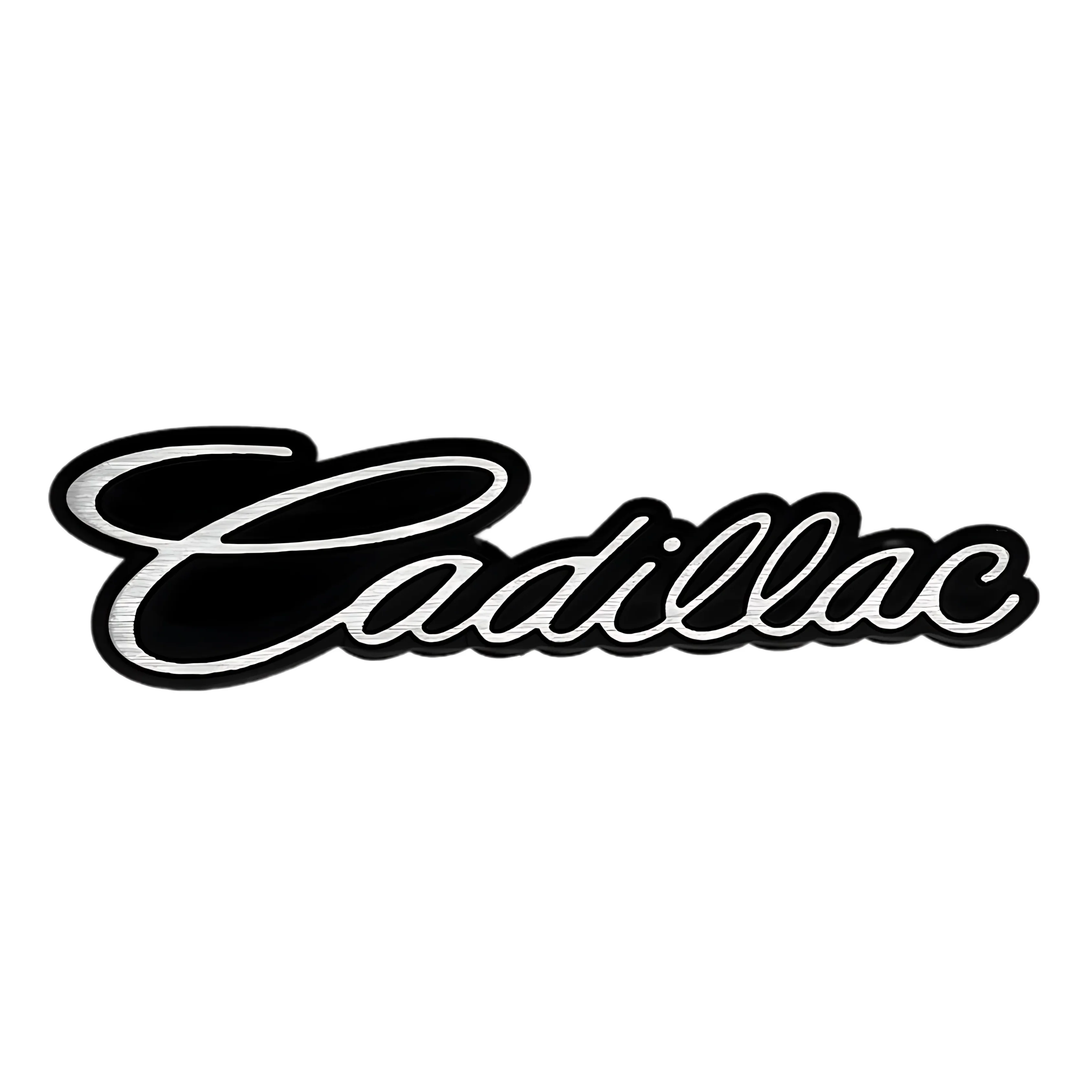 

Cadillac Chrome & Black Metal Emblem – Fender/Trunk Badge (Single)