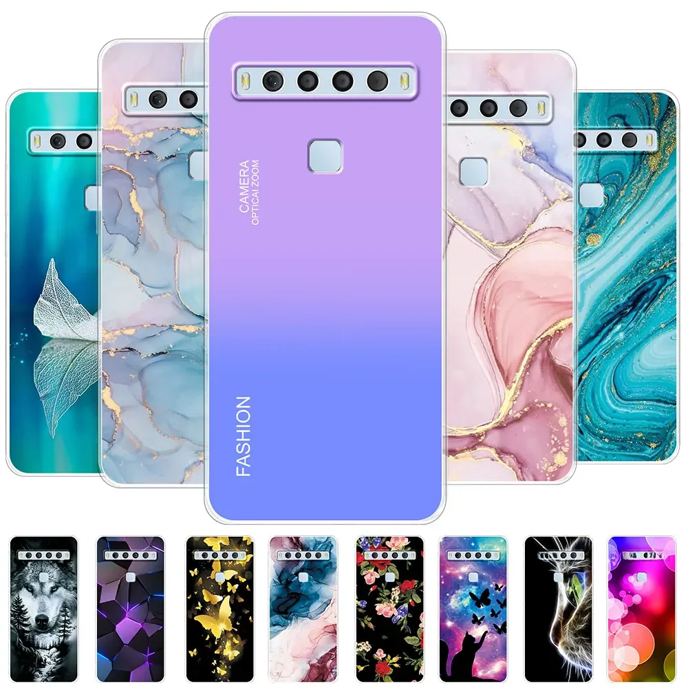 Etui TCL 10L T770H T770B Pokrowiec na telefon TCL 10 Lite Przezroczysty, odporny na wstrząsy, miękki silikonowy pokrowiec na telefon TCL10L /TCL10Lite Coque — zdjęcie 2