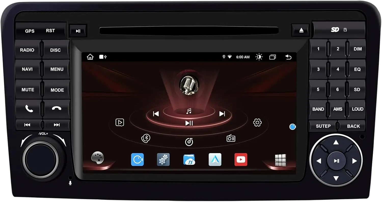 Android Car Stereo for Mercedes-Benz ML/GL Class W164 X164 ML350 ML450 GL320 GL450, 7