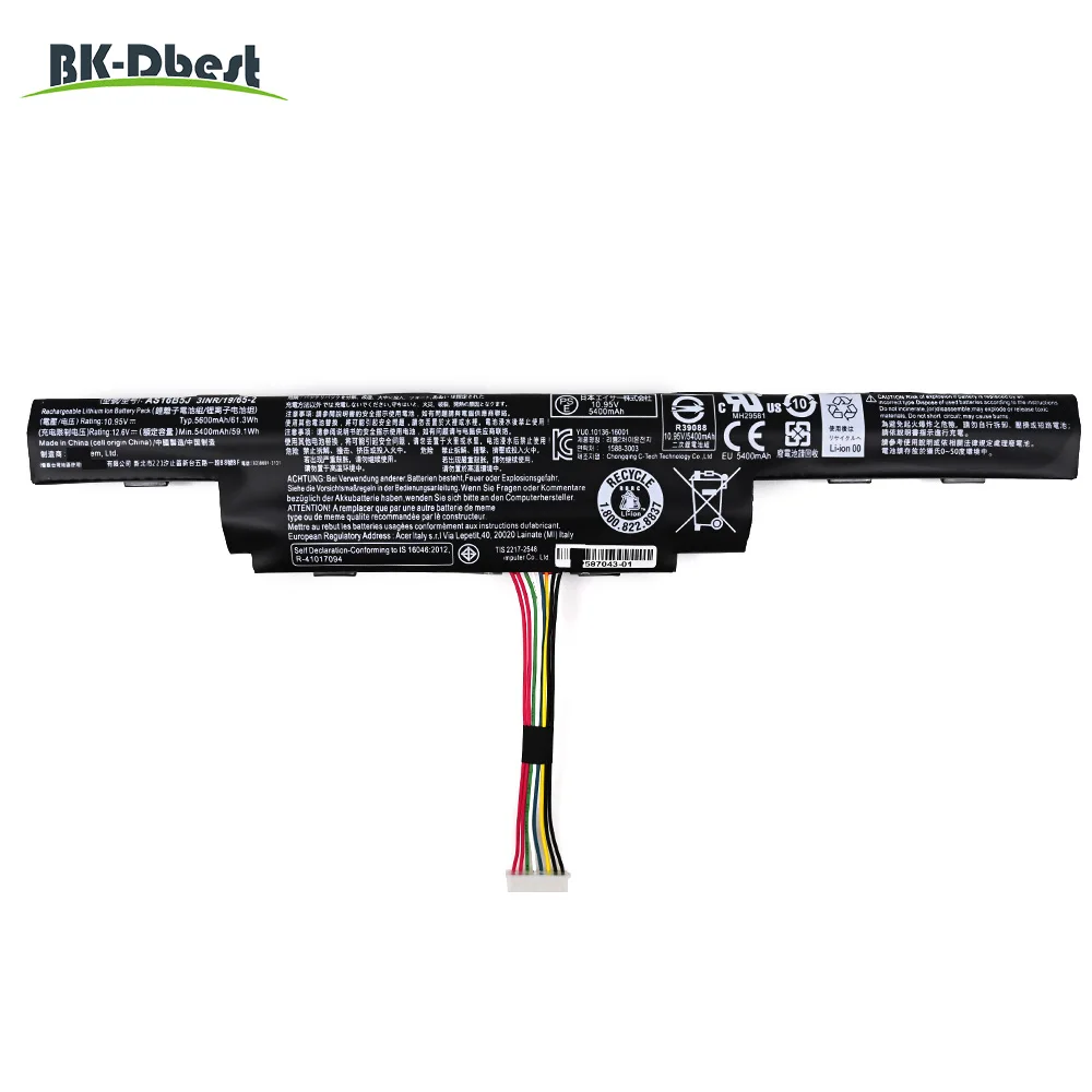 BK-Dbest Factory Direct Supply AS16B5J AS16B8J Laptop Battery For ACER ASPIRE E15 E5 F15 F5 F5-573G E5-575G-53VG E5-575G F5-53VG