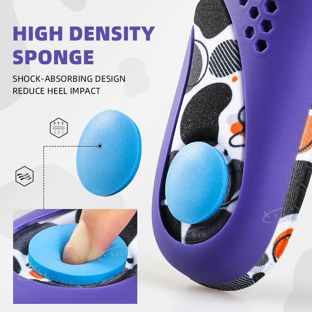 【Xxin】Arch Support Shoe Insoles Camouflage Sport Shoes Pad Elastic Shock absorption Basketball Insoles