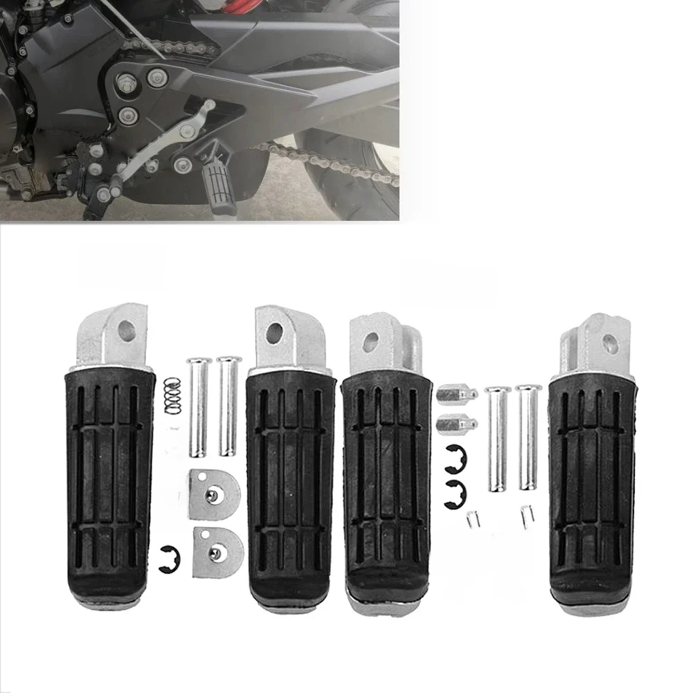 Motorfiets Voor Achter Voetsteunen Voetsteunen voor Yamaha XJ6 FZ6 MT09 MT07 FZ8 FZ1 FZ400 FZ600 XJ600 XJ900 TDM850 T Zwart - afbeelding 2
