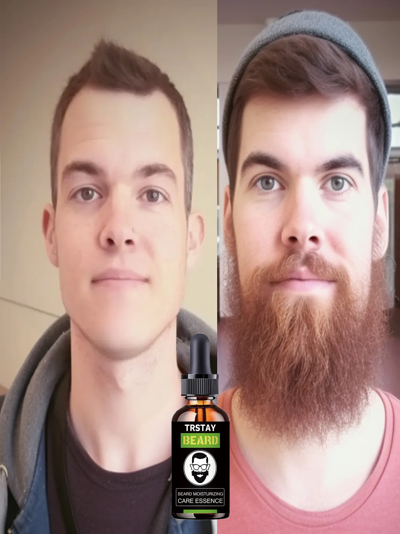 Beard Care Formula High Moisturizing Reduces Static Electricity Soft Stylish Healthy Beard Growth Nourishing Vitamins Essential - Image 4