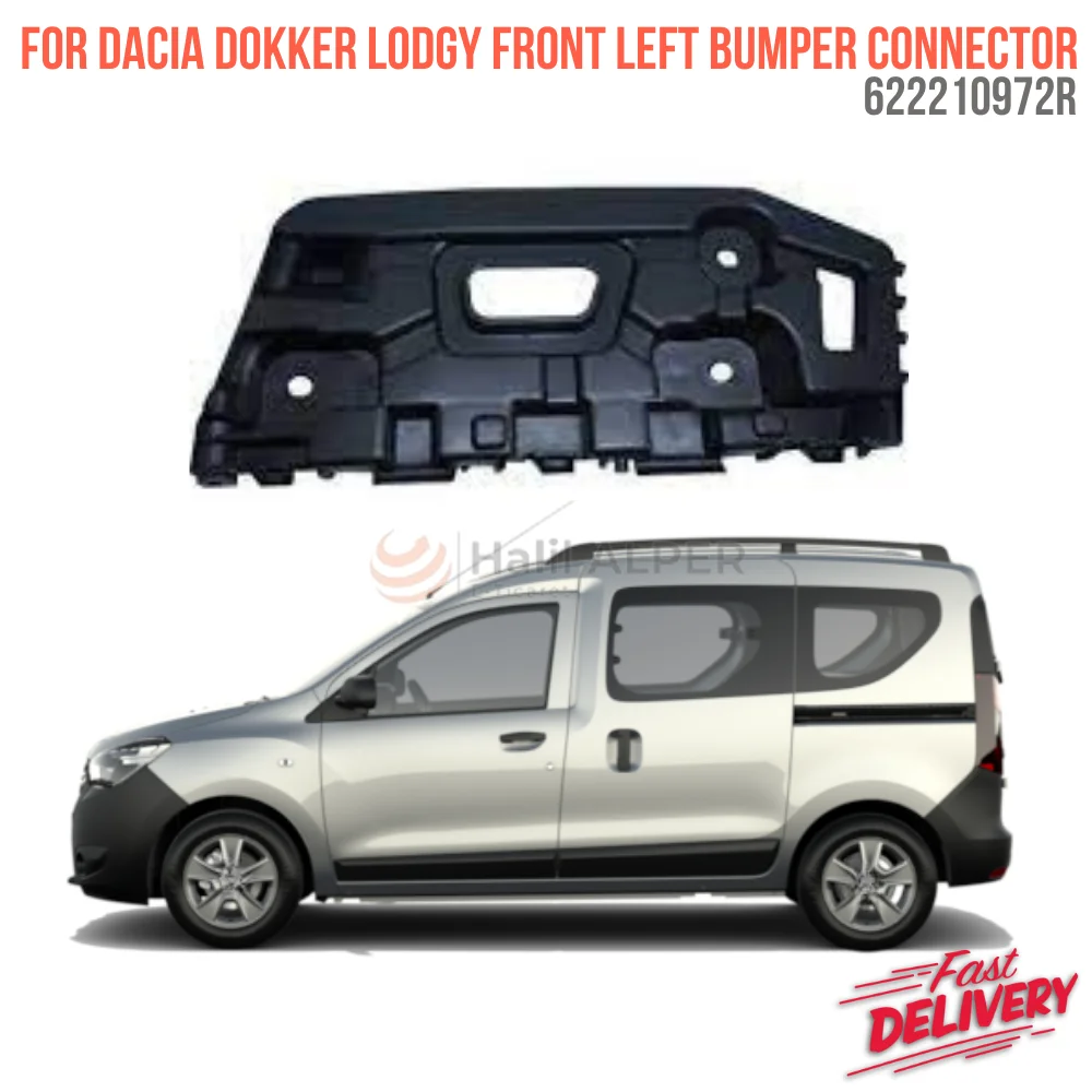 

For DACIA DOKKER LODGY FRONT LEFT BUMPER CONNECTOR OEM 622210972R super quality High Performance Happy price fast delivery