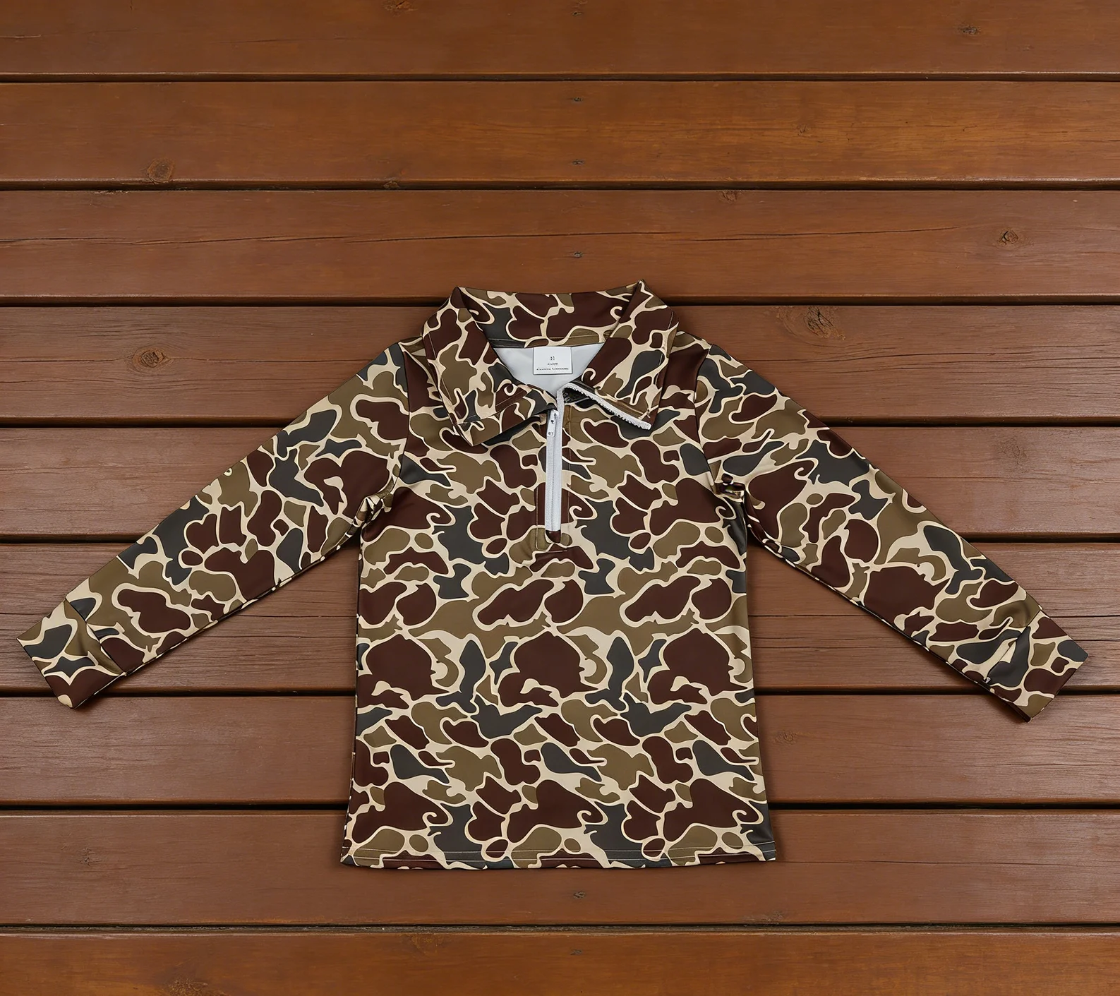 

Z101-10 BT1649 Kids Clothing Long Sleeve Camouflage Print Shirt Baby Boys Top