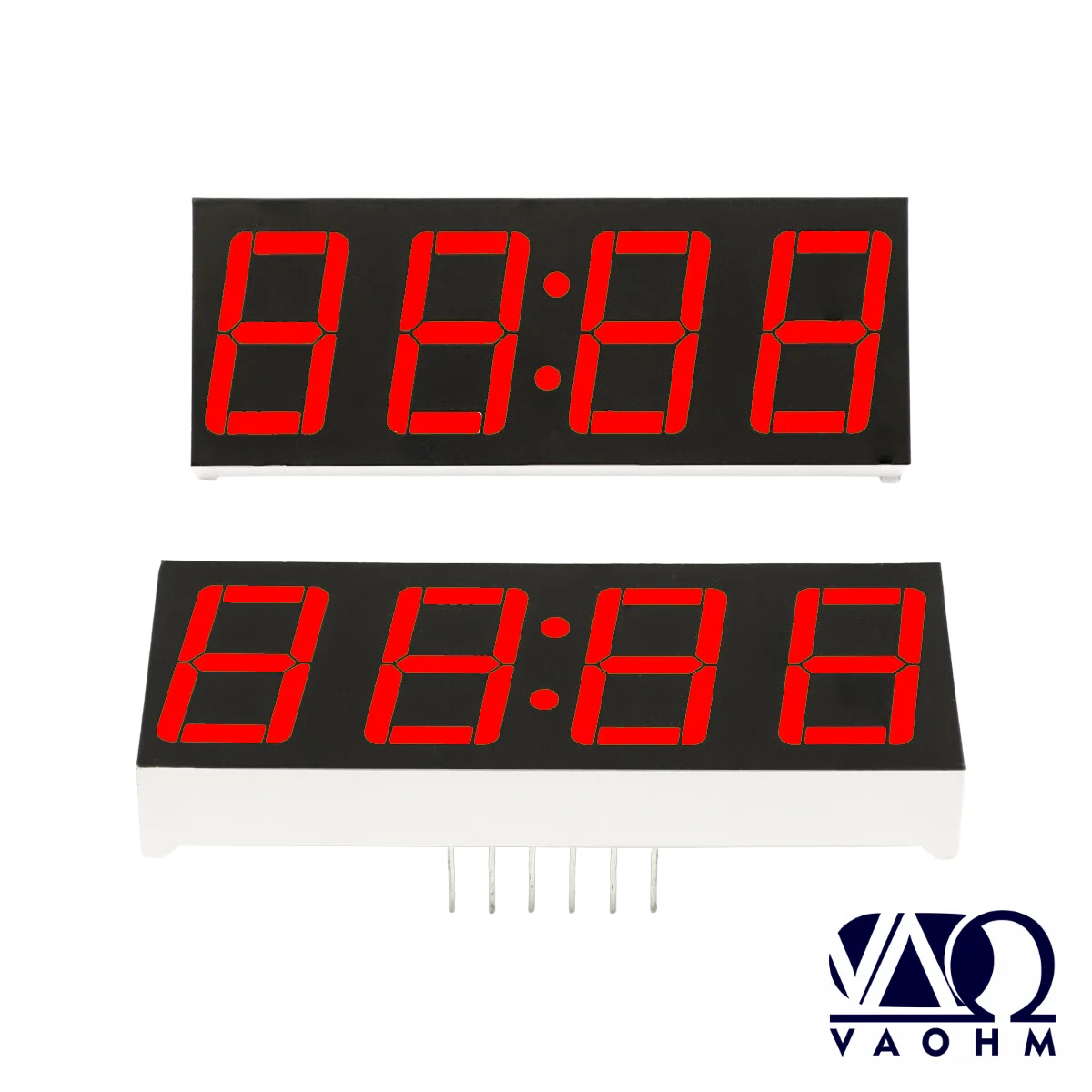 Reloj de ánodo común de 0,56 pulgadas, tubo de pantalla Led de siete segmentos, 4 dígitos, rojo, azul, verde, blanco, 10 piezas, 5643BH, 5643BB,