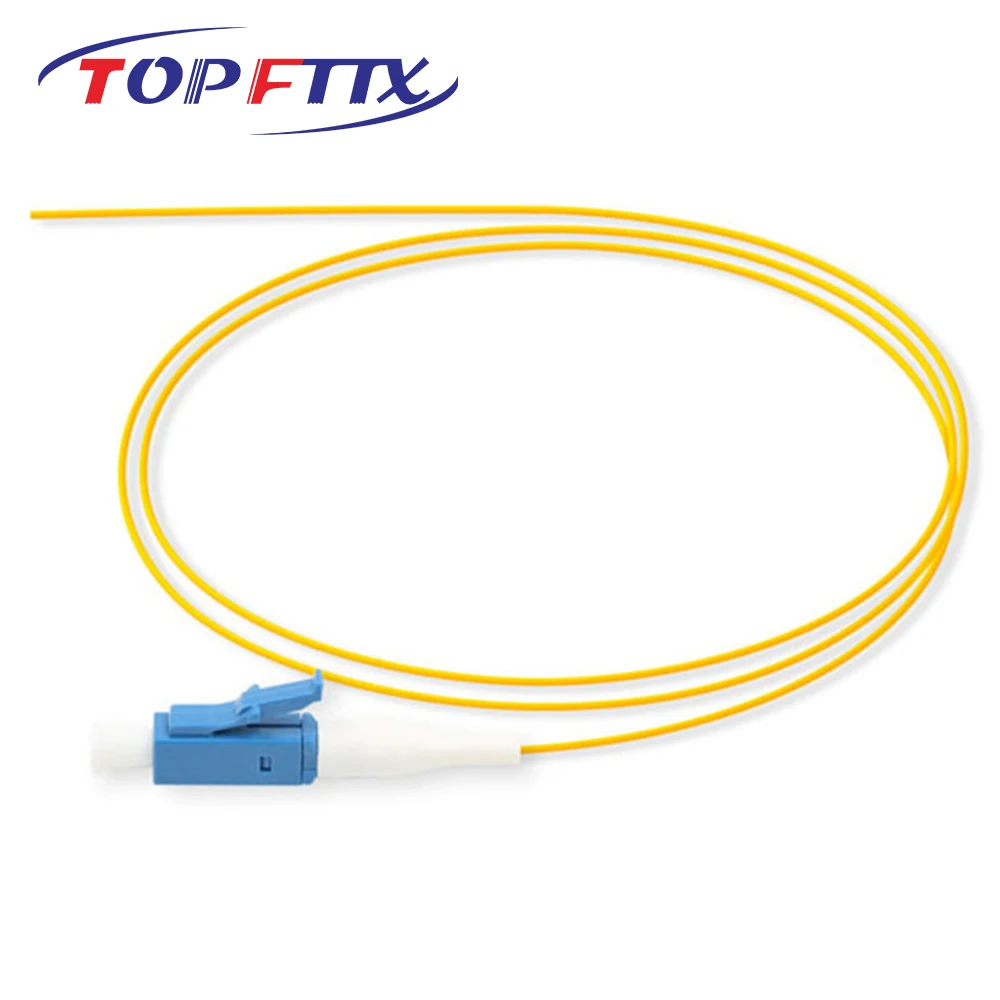 100PCS LC/UPC LC/APC Fiber Optic Pigtails SM G657A2/OM2/OM3/OM4 1.5 Meter Length 0.9mm Tight Buffer Low Loss IL≤0.3dB OEM Accept