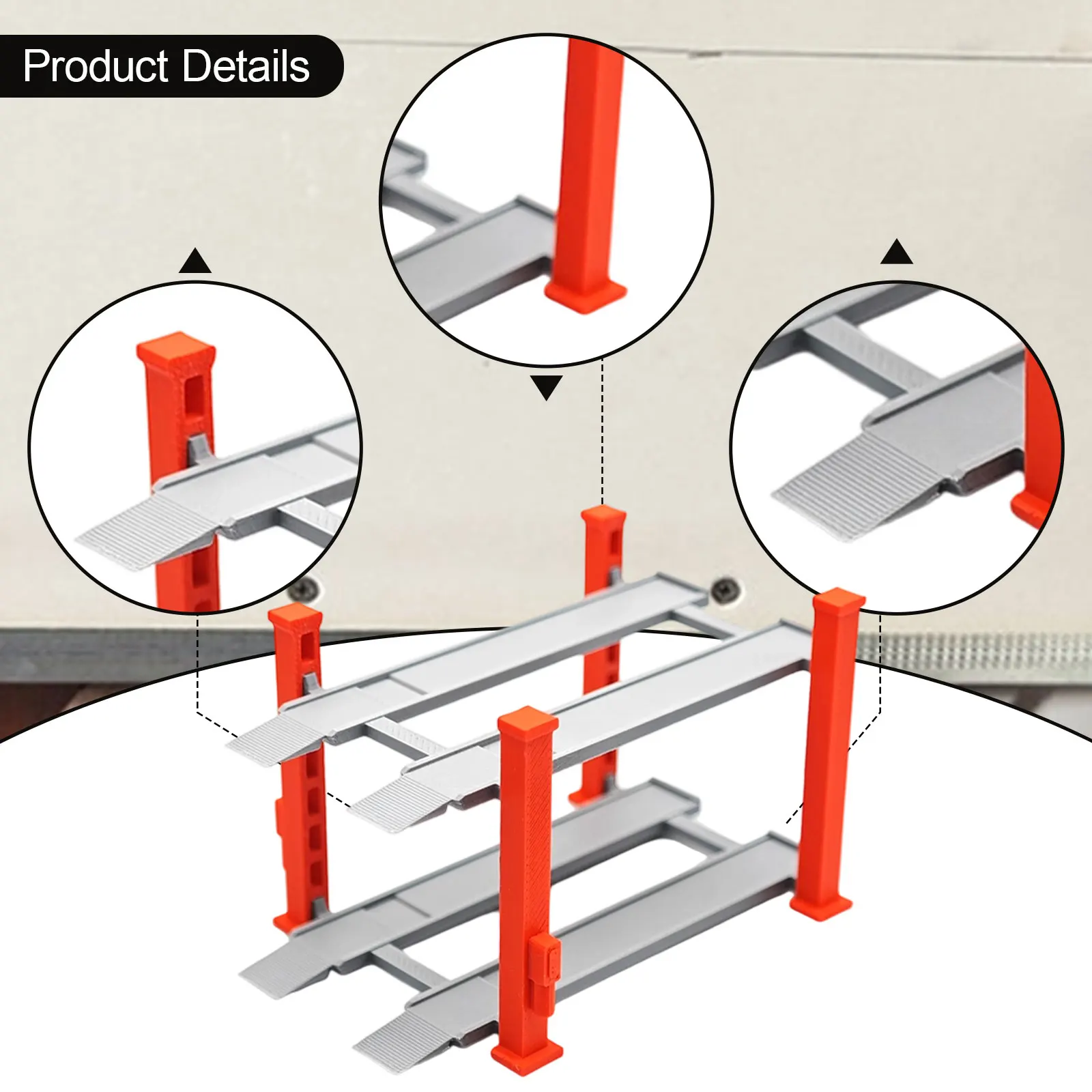 1/64 Schaal Legering Automodel Parkeerplaats Scène Vitrine Organisator Collectible Layout Multi-Spot Garage Speelgoedvoertuig Diorama