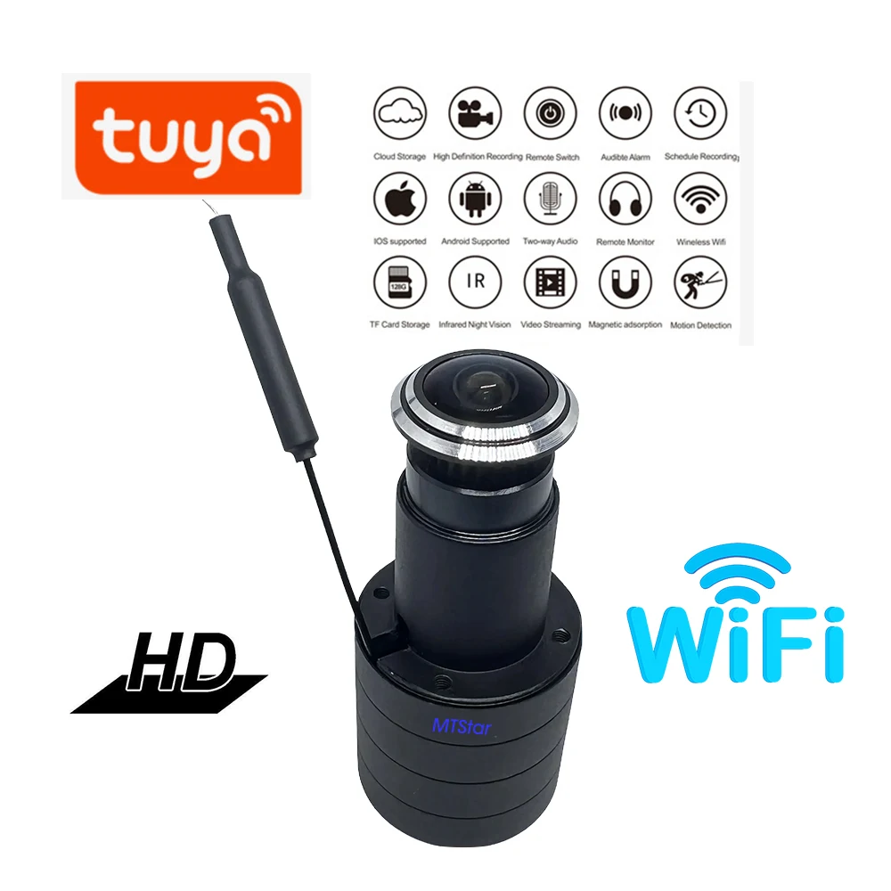 MTStar HD Mini Smart IP Wireless Camera Remote Monitoring Small Camcorder Motion Detection Tuya APP