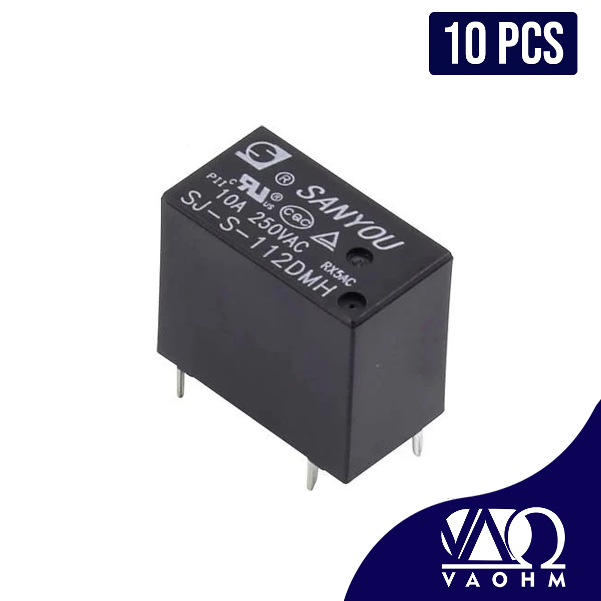 10PCS SJ-S-105DMH SJ-S-112DMH-SJ S-124DMH MINIATURE POWER RELAY