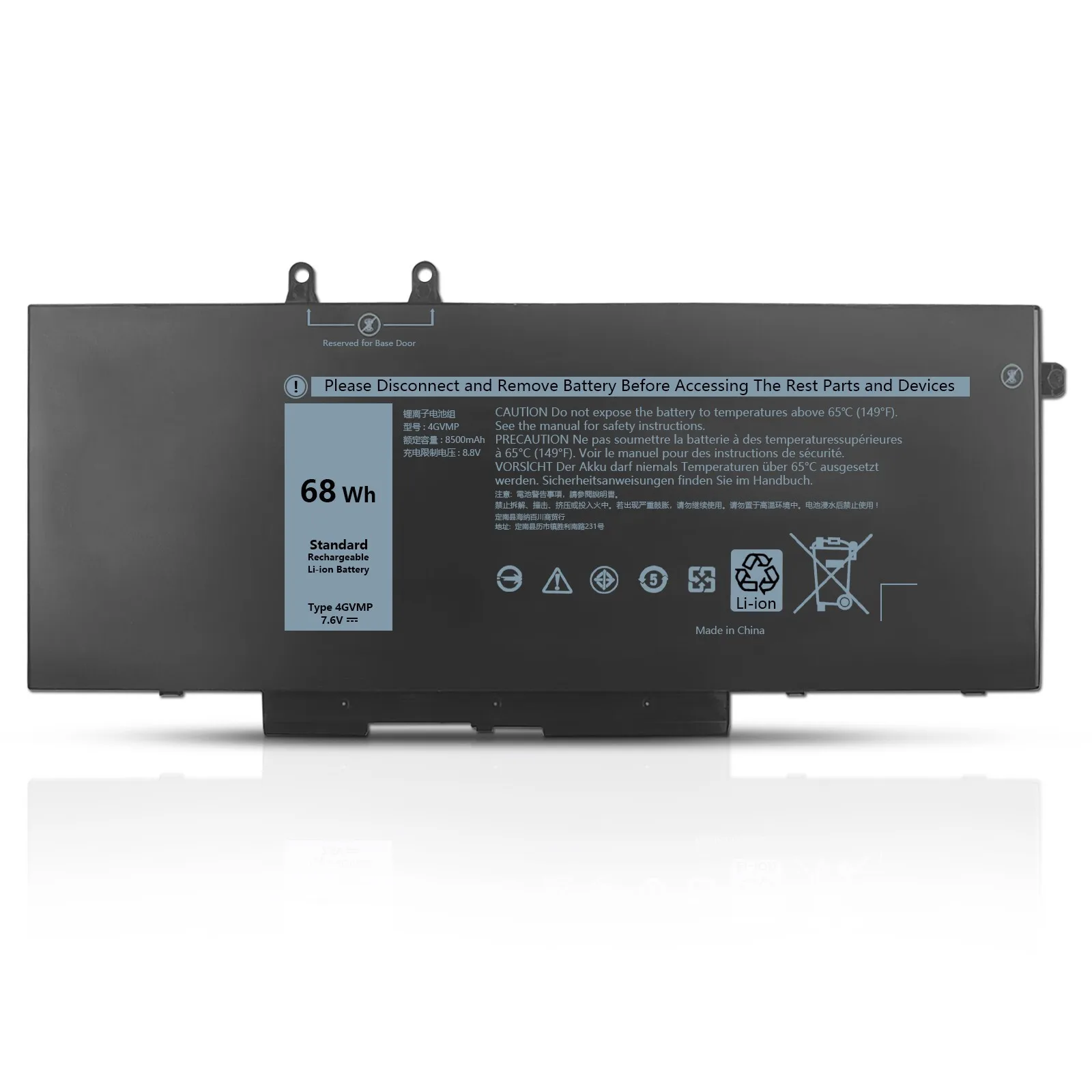 New OEM Laptop Battery For Dell Latitude 5500 E5400 Inspiron 7791 2-in-1 Precision 3540 Battery 4GVMP Shipping Within 24 Hours