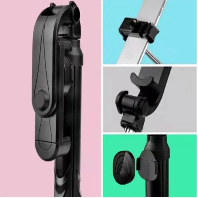Bastão Pau De Selfie Monopé Retrátil บลูทูธ Suporte Tripé Para Celular