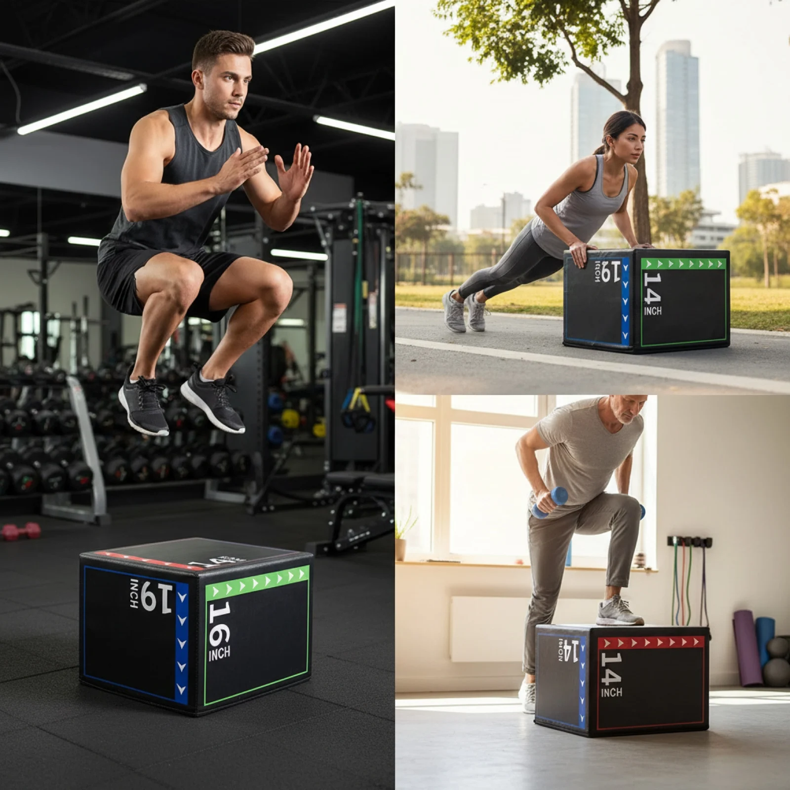Training Jump Box Schokbestend - Plyo Box Set recensie en prijs
